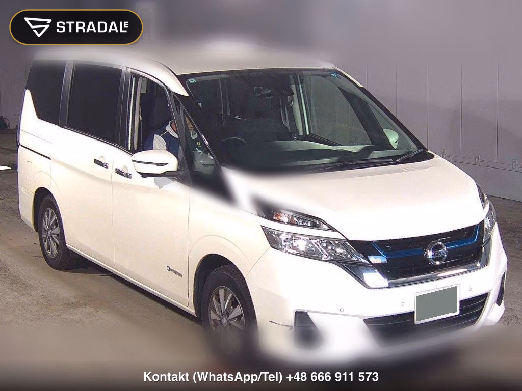 NISSAN SERENA 5D E-POWER XV 2018, aukcja z Japonii, zdjęcie 1