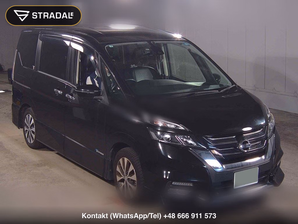 NISSAN SERENA 5D 2017, aukcja z Japonii, zdjęcie 1