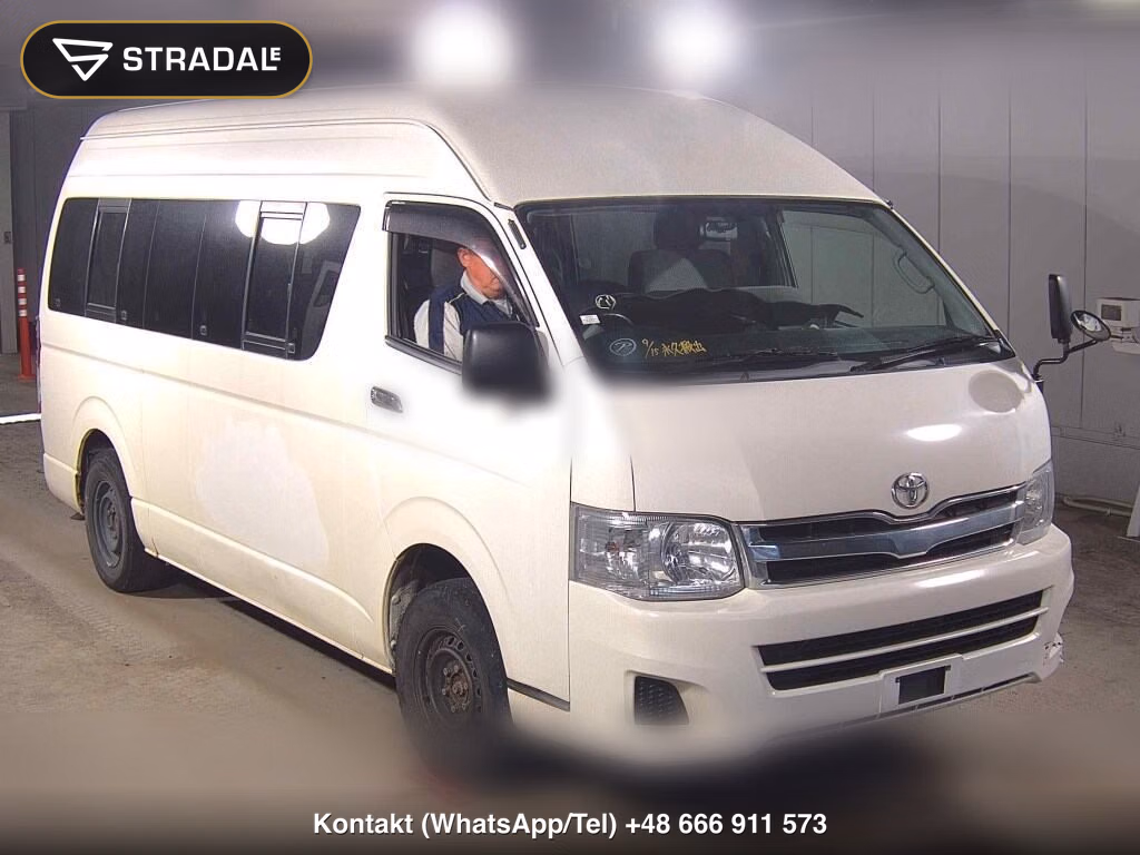 TOYOTA HIACE COMMUTER 4D 4WD 2013, aukcja z Japonii, zdjęcie 1