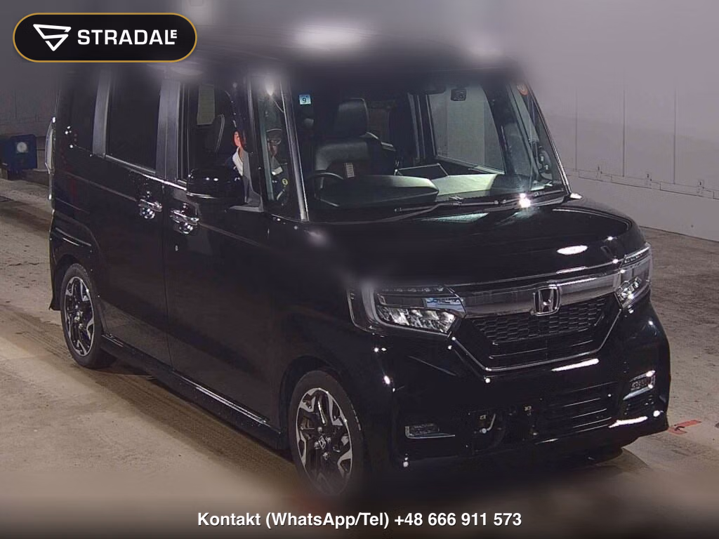 HONDA N-BOX CUSTOM G・L TURBO HONDA SENSING 2019, aukcja z Japonii, zdjęcie 1