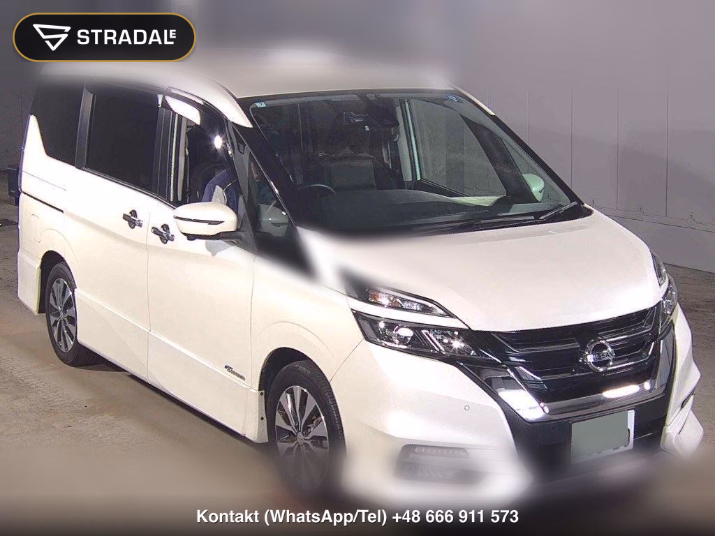 NISSAN SERENA 5D HIGHWAY STAR V SELECTION 2017, aukcja z Japonii, zdjęcie 1