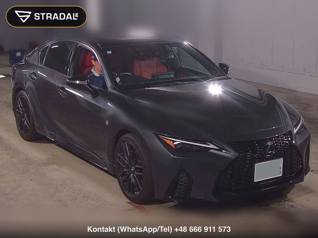LEXUS IS 4D IS350 F SPORT MODE BLACK 2021, aukcja z Japonii, zdjęcie 1
