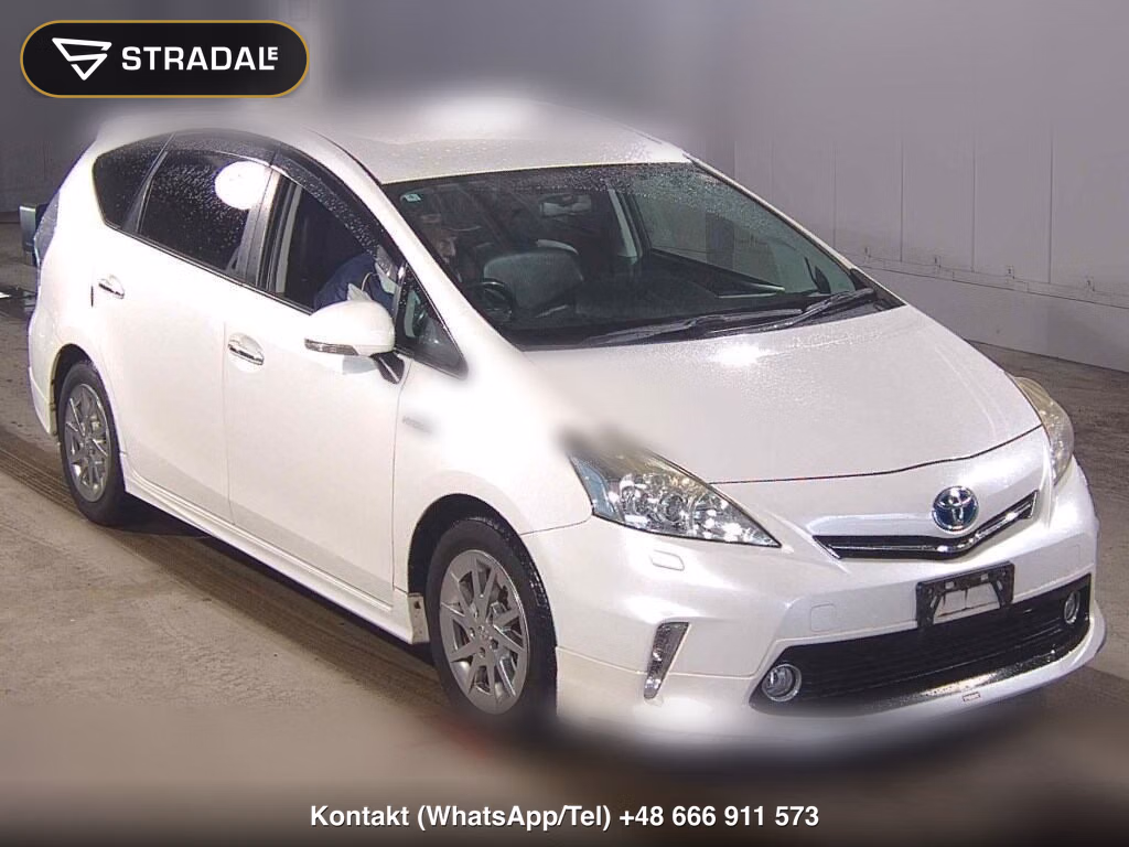 TOYOTA PRIUS ALPHA G TUNE BLACK 2014, aukcja z Japonii, zdjęcie 1