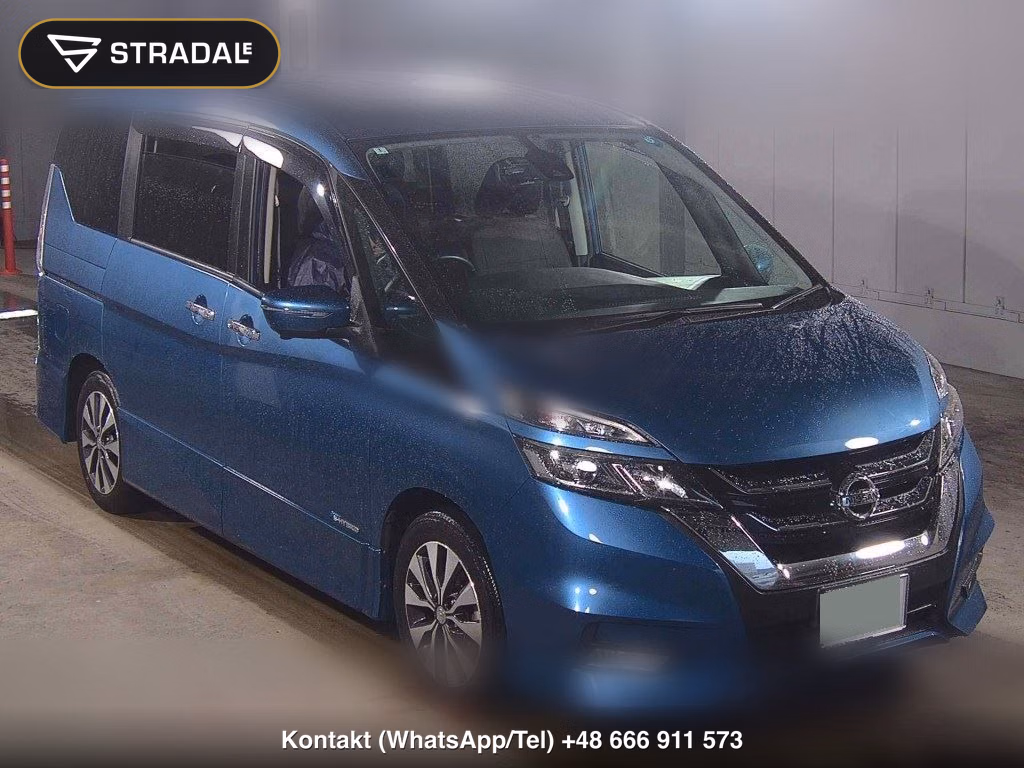 NISSAN SERENA 5D HIGHWAY STAR V SELECTION 2017, aukcja z Japonii, zdjęcie 1