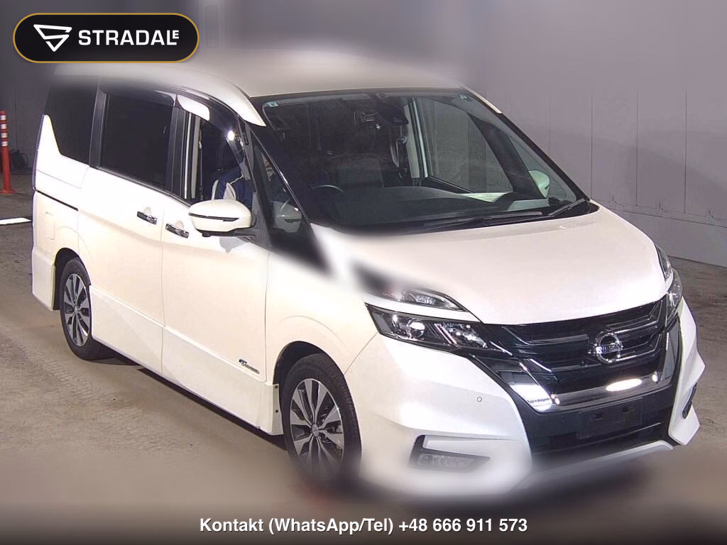NISSAN SERENA 5D HIGHWAY STAR V SELECTION Ⅱ 2017, aukcja z Japonii, zdjęcie 1