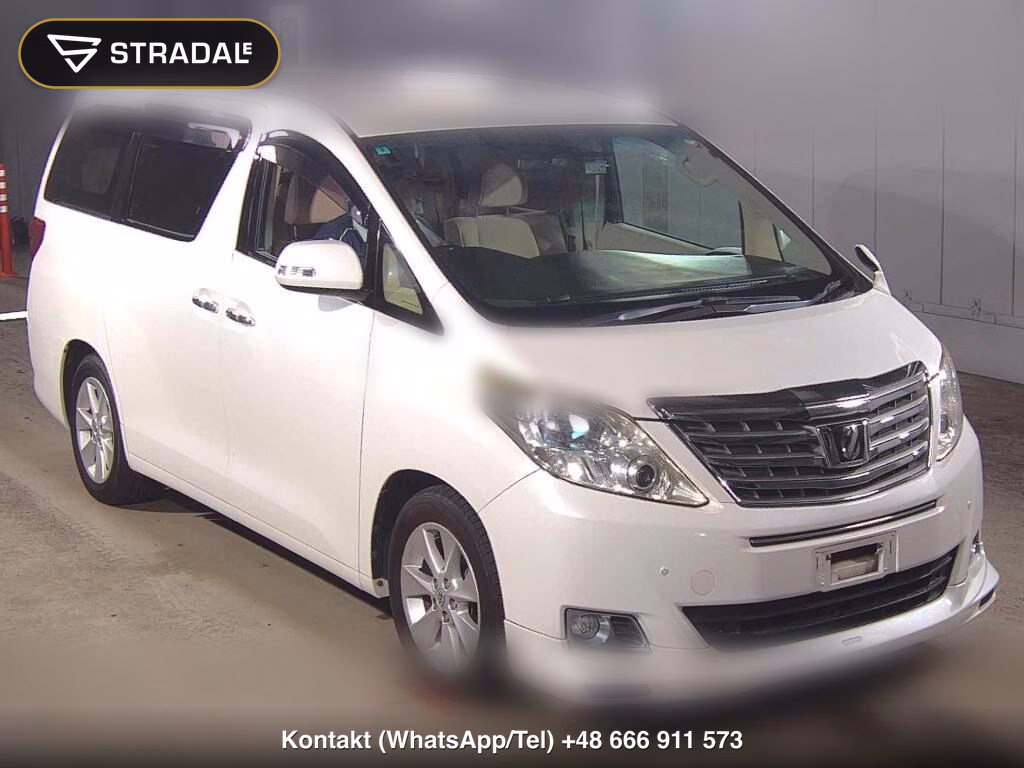 TOYOTA ALPHARD 240G 2012, aukcja z Japonii, zdjęcie 1