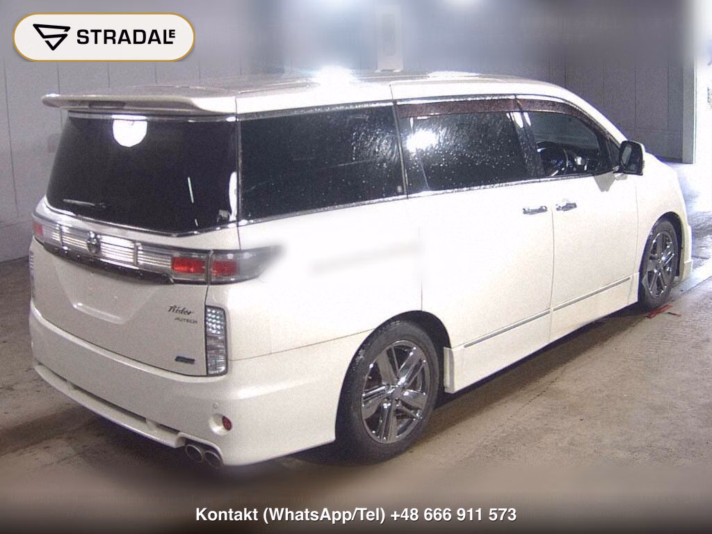 NISSAN ELGRAND 5D 4WD RIDER BLACK LEATHER SEAT MANUAL SEAT, miniaturka 6