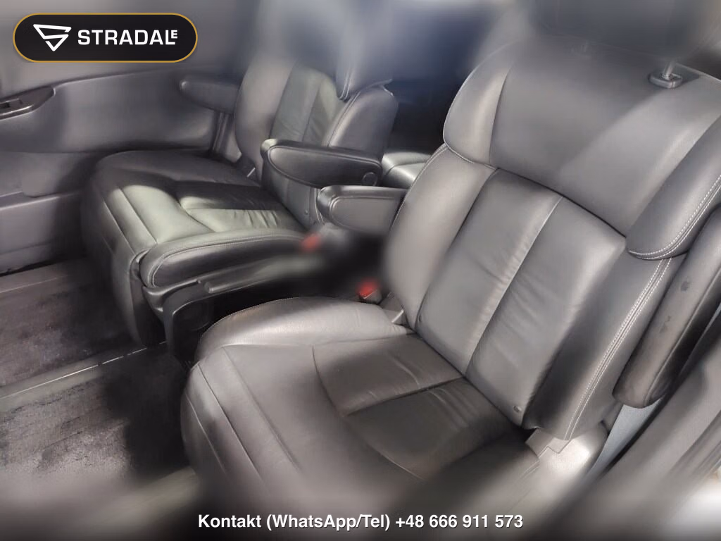 NISSAN ELGRAND 5D 4WD RIDER BLACK LEATHER SEAT MANUAL SEAT, miniaturka 7