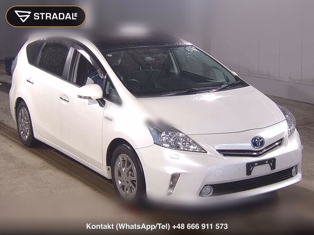 TOYOTA PRIUS ALPHA S TUNE BLACK 2014, aukcja z Japonii, zdjęcie 1