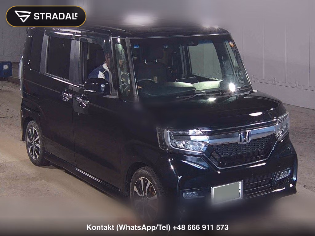 HONDA N-BOX CUSTOM G・L HONDA SENSING 2018, aukcja z Japonii, zdjęcie 1