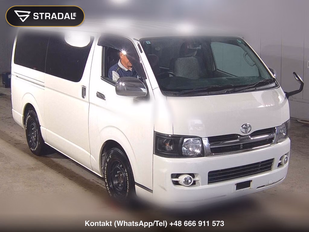 TOYOTA HIACE VAN 5D LONG SUPER GL 2007, aukcja z Japonii, zdjęcie 1