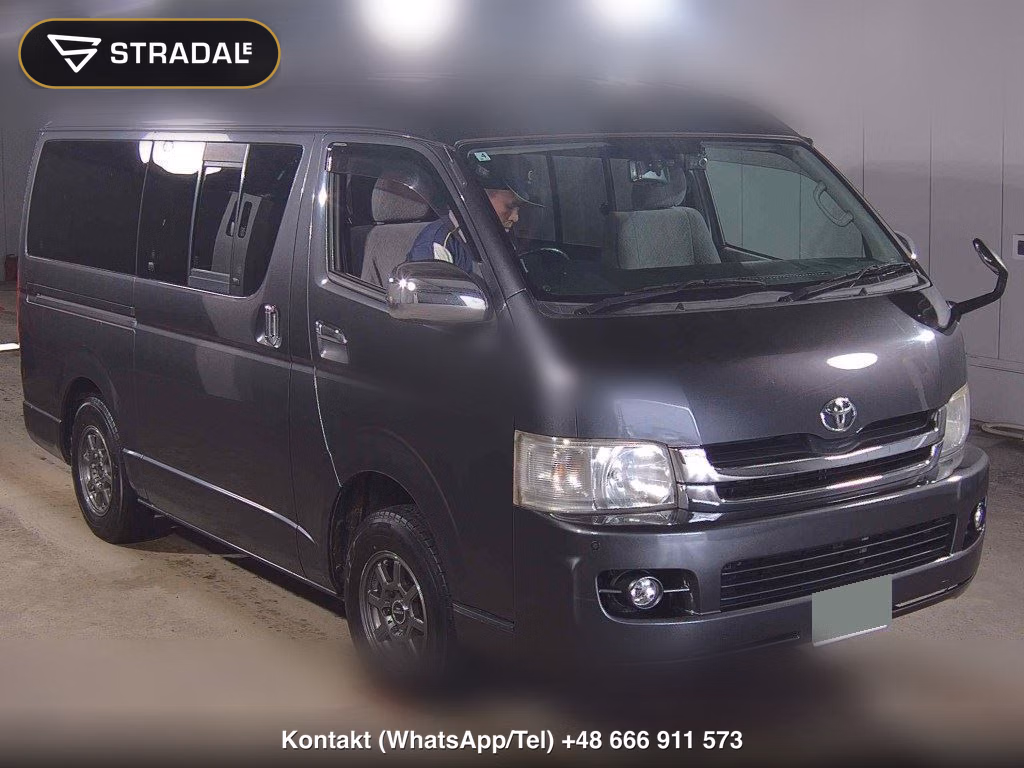 TOYOTA HIACE VAN 5D 4WD LONG SUPER GL 2009, aukcja z Japonii, zdjęcie 1