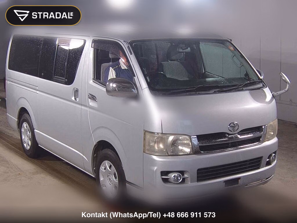 TOYOTA HIACE VAN 5D LONG SUPER GL 2006, aukcja z Japonii, zdjęcie 1