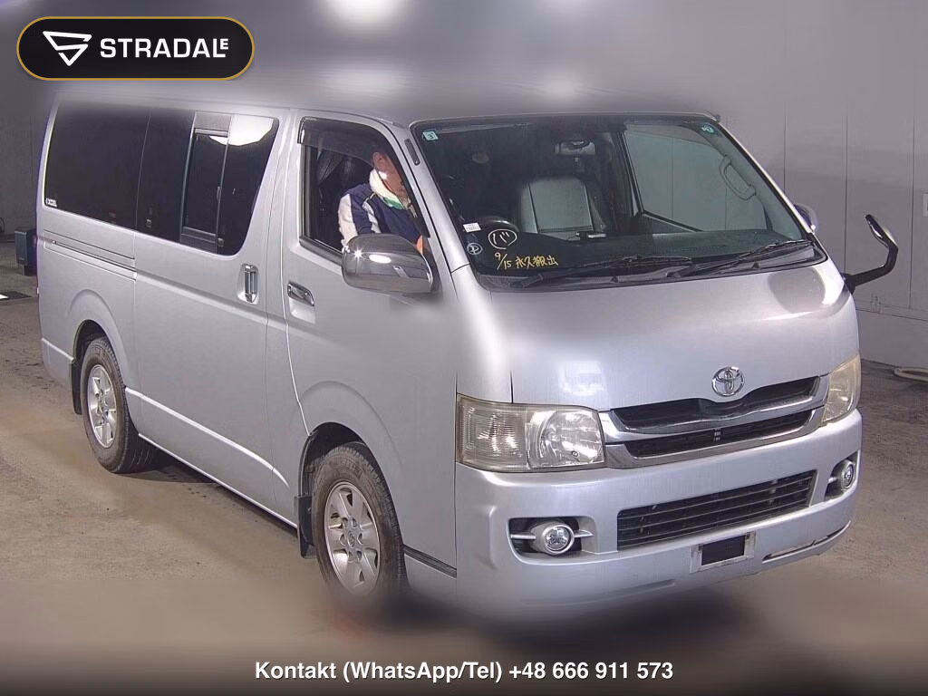 TOYOTA HIACE VAN 5D LONG SUPER GL 2009, aukcja z Japonii, zdjęcie 1