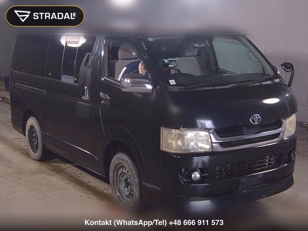 TOYOTA HIACE VAN 5D 4WD LONG SUPER GL 2009, aukcja z Japonii, zdjęcie 1