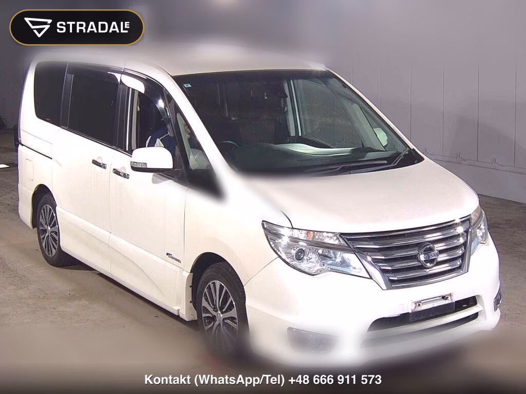 NISSAN SERENA 5D HIGHWAY STAR S-HYBRID 2014, aukcja z Japonii, zdjęcie 1