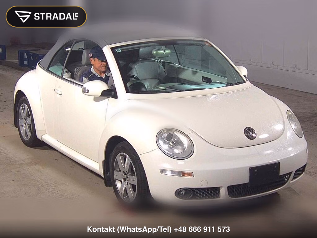VOLKSWAGEN NEW BEETLE CABRIOLET LZ 2008, aukcja z Japonii, zdjęcie 1