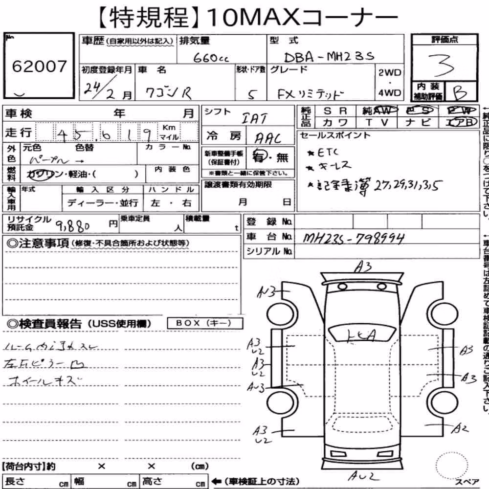 Notka aukcyjna: SUZUKI WAGON R 5D FX LIMITED