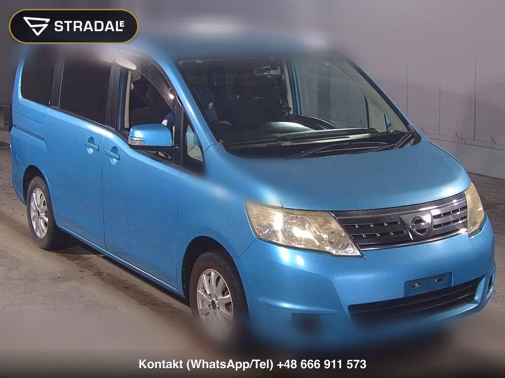 NISSAN SERENA 5D 20S 2008, aukcja z Japonii, zdjęcie 1