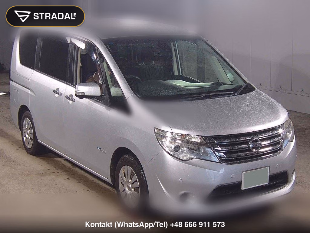 NISSAN SERENA 5D 20X V SELECTION + SAFETY S-HYBRID 2016, aukcja z Japonii, zdjęcie 1
