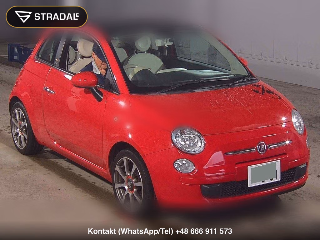 FIAT 500 2013, aukcja z Japonii, zdjęcie 1