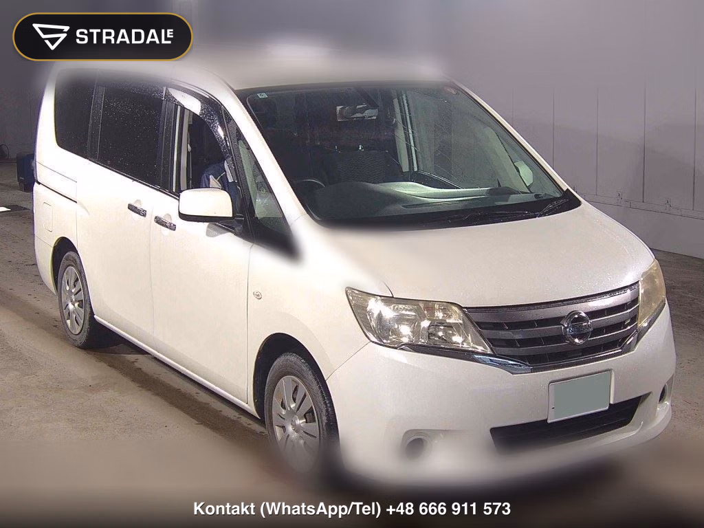 NISSAN SERENA 5D 20X 2012, aukcja z Japonii, zdjęcie 1