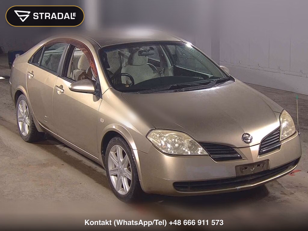 NISSAN PRIMERA 4D 20G NAVI EDITION 2002, aukcja z Japonii, zdjęcie 1