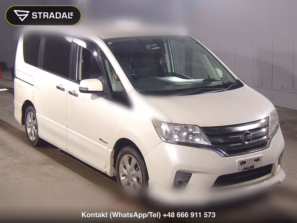 NISSAN SERENA 5D HIGHWAY STAR S-HYBRID V AERO MODE 2013, aukcja z Japonii, zdjęcie 1