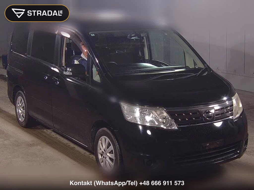 NISSAN SERENA 5D 20S V SELECTION 2010, aukcja z Japonii, zdjęcie 1