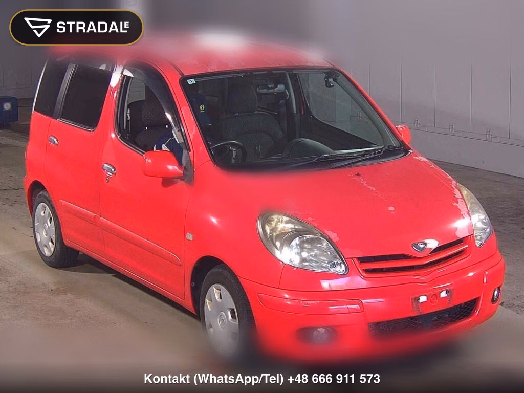 TOYOTA FUNCARGO X PAIR BENCH VERSION 2004, aukcja z Japonii, zdjęcie 1
