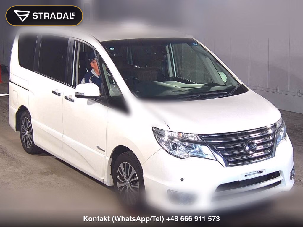 NISSAN SERENA 5D HIGHWAY STAR V SELECTION + SAFETY SHV 2015, aukcja z Japonii, zdjęcie 1