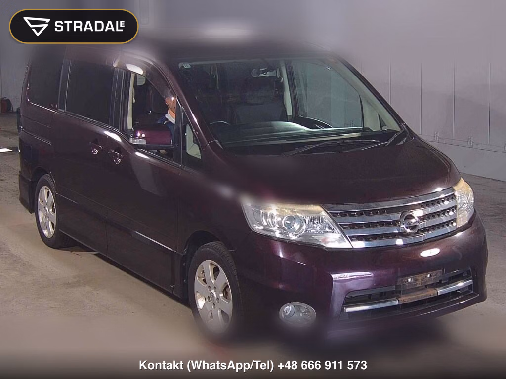 NISSAN SERENA 5D HIGHWAY STAR 2008, aukcja z Japonii, zdjęcie 1