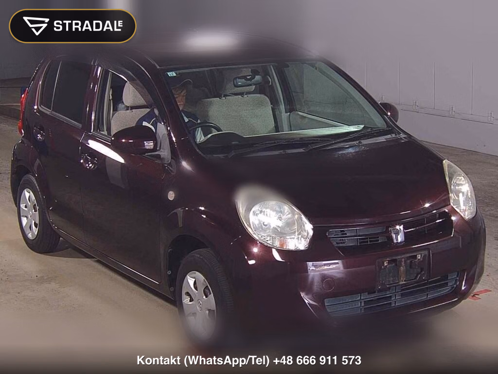 TOYOTA PASSO X YURURI 2012, aukcja z Japonii, zdjęcie 1