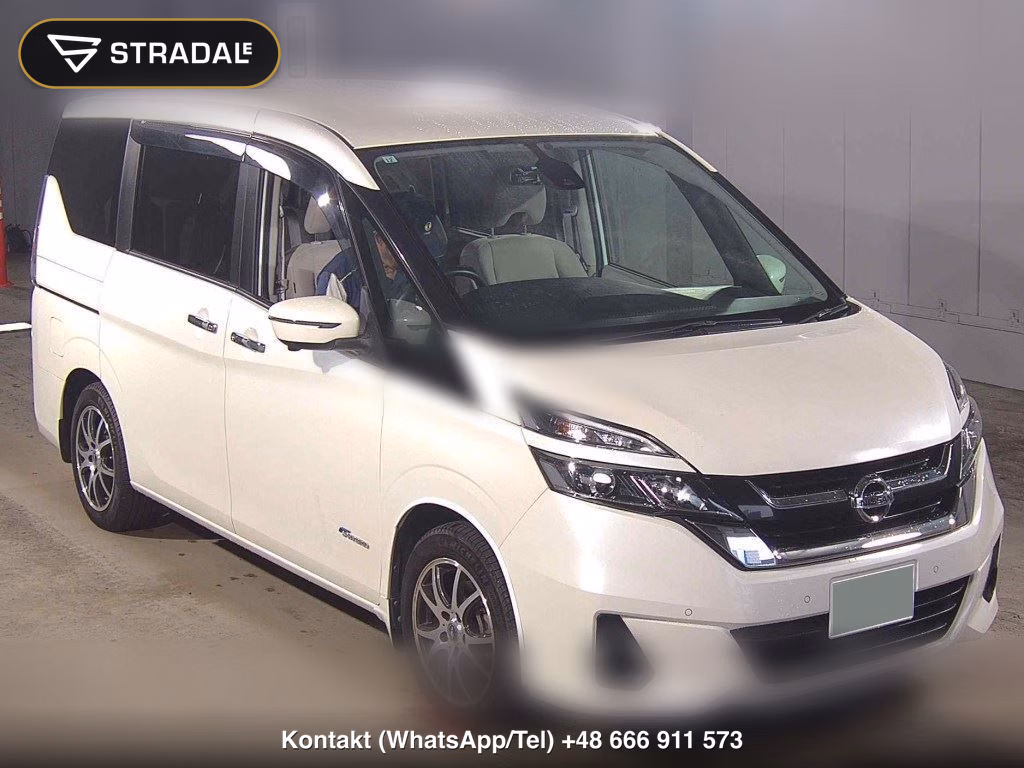 NISSAN SERENA 5D X V SELECTION 2017, aukcja z Japonii, zdjęcie 1