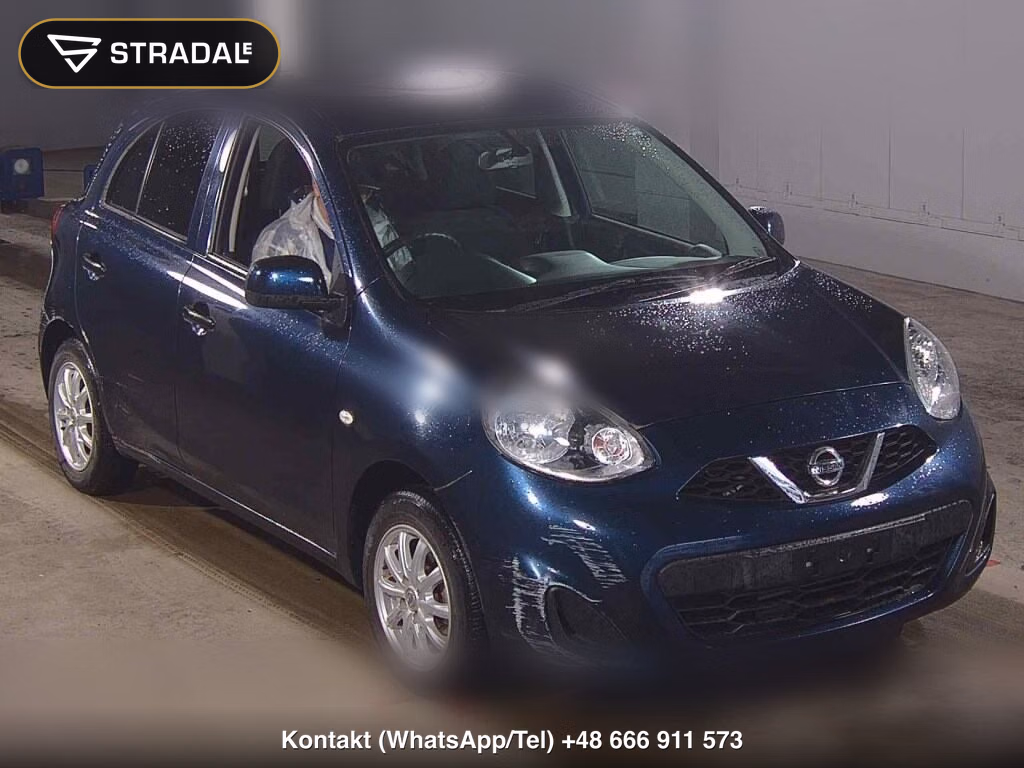 NISSAN MARCH 5D S 2017, aukcja z Japonii, zdjęcie 1