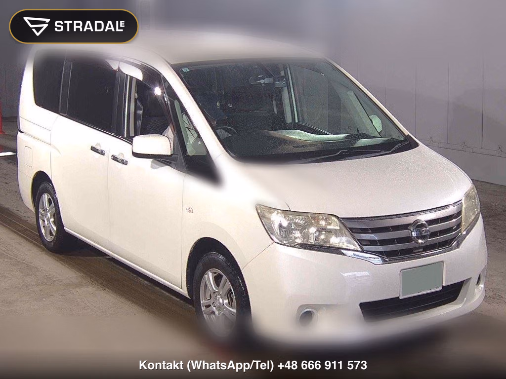 NISSAN SERENA 5D 20X 2012, aukcja z Japonii, zdjęcie 1