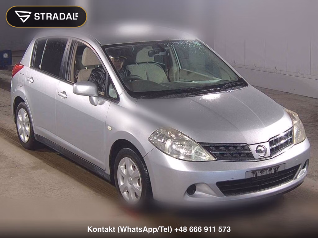 NISSAN TIIDA 15M 2009, aukcja z Japonii, zdjęcie 1