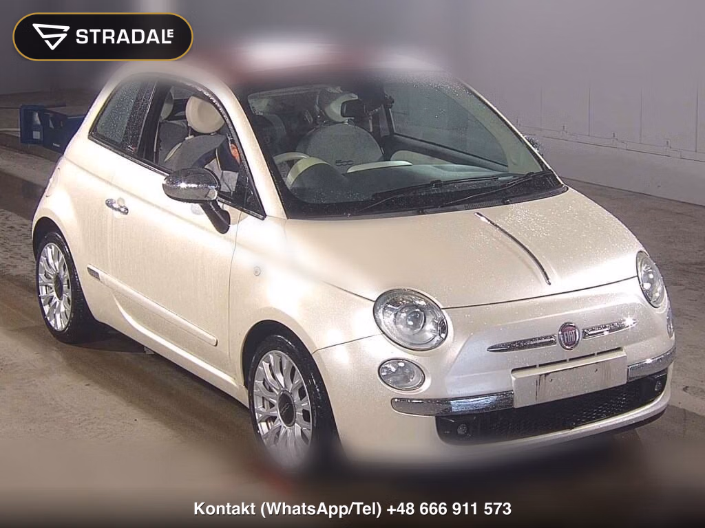 FIAT 500C TWINAIR LOUNGE 2014, aukcja z Japonii, zdjęcie 1