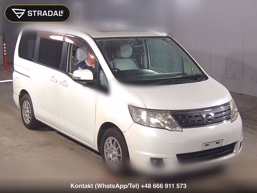 NISSAN SERENA 5D 20G 2008, aukcja z Japonii, zdjęcie 1