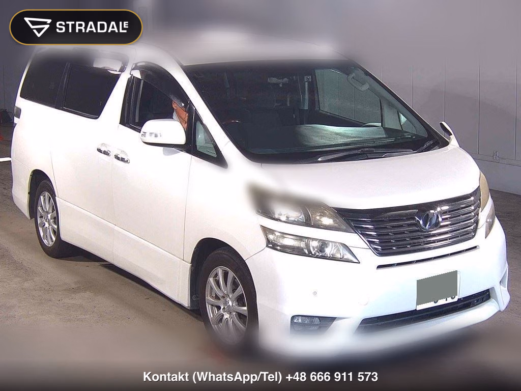 TOYOTA VELLFIRE 4WD 2.4Z 2009, aukcja z Japonii, zdjęcie 1