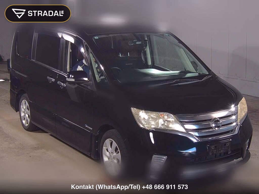 NISSAN SERENA 5D HIGHWAY STAR S-HYBRID 2013, aukcja z Japonii, zdjęcie 1