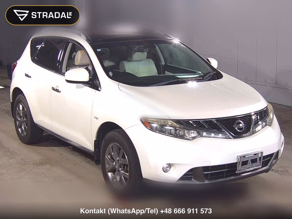 NISSAN MURANO 4WD 250XV FOUR MODE･BIANCO 2012, aukcja z Japonii, zdjęcie 1