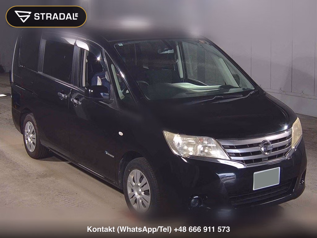 NISSAN SERENA 5D 20X S-HYBRID 2012, aukcja z Japonii, zdjęcie 1