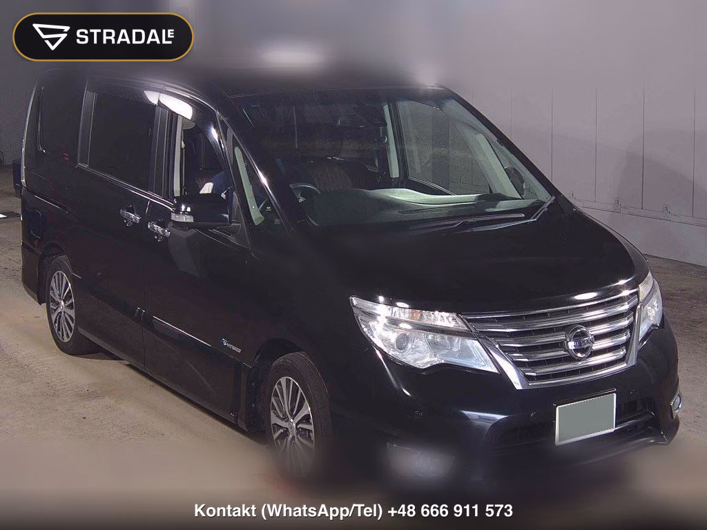 NISSAN SERENA 5D HIGHWAY STAR S-HYBRID ADVANCED SAFETY PA 2014, aukcja z Japonii, zdjęcie 1
