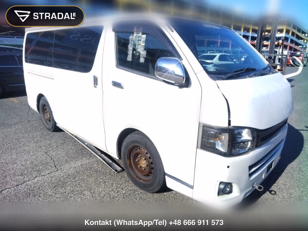 TOYOTA HIACE VAN 5D LONG SUPER GL 2009, aukcja z Japonii, zdjęcie 1
