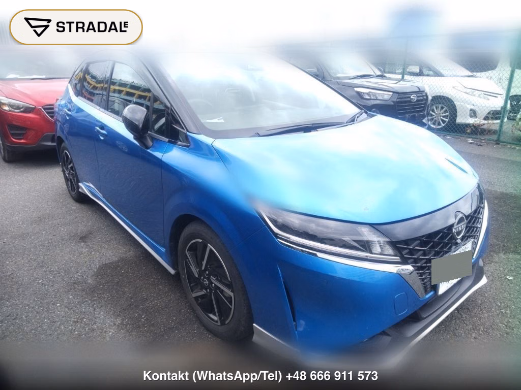 NISSAN NOTE X 2022, aukcja z Japonii, zdjęcie 1