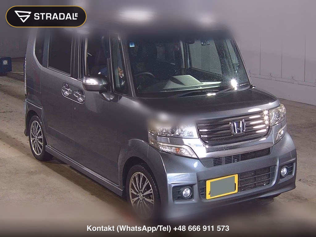 HONDA N-BOX CUSTOM TURBO SS PACKAGE 2014, aukcja z Japonii, zdjęcie 1