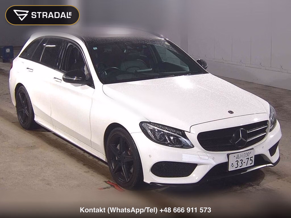 MERCEDES BENZ C-CLASS STATIONWAGON C180 STATIONWAGON SPORTS 2016, aukcja z Japonii, zdjęcie 1