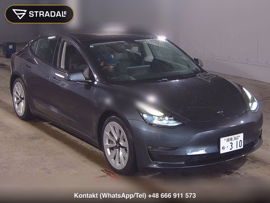 TESLA MODEL 3 4WD LONG RANGE 2021, aukcja z Japonii, zdjęcie 1