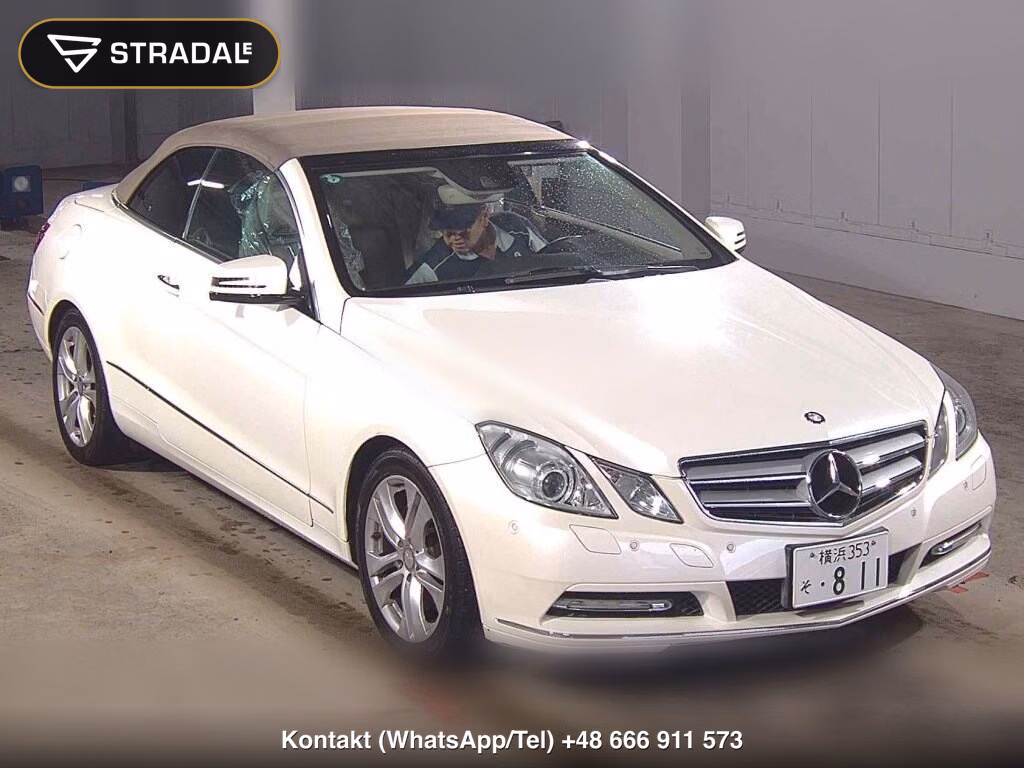 MERCEDES BENZ E-CLASS OP E350 CABRIOLET 2011, aukcja z Japonii, zdjęcie 1